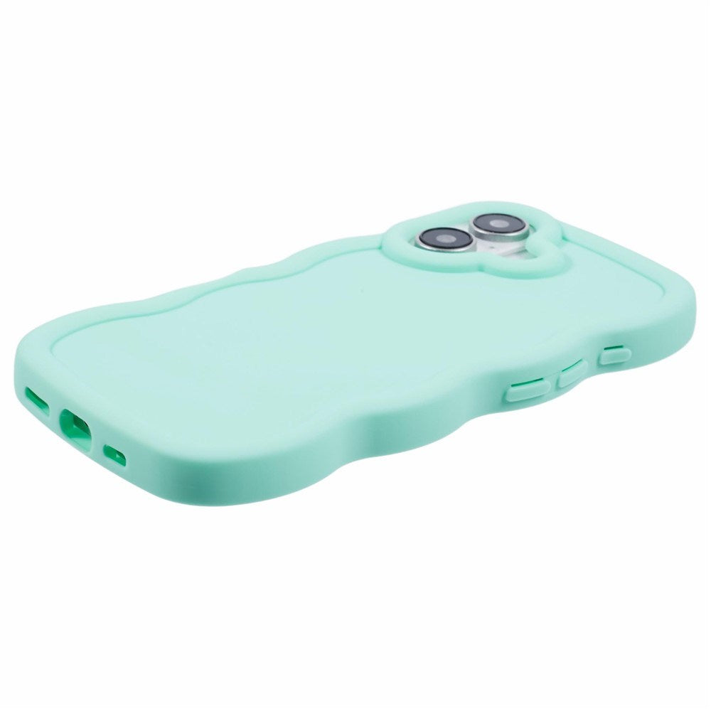 iPhone 16 Plus EIDERWOOD Flexible Plastic Wavy Case - Blue