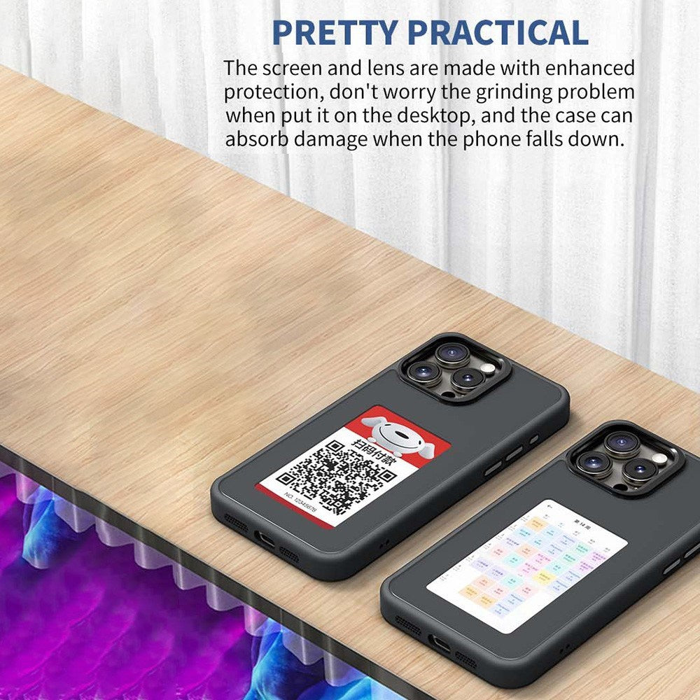 iPhone 16 Pro E-Ink Case  - Switchable Design - Black