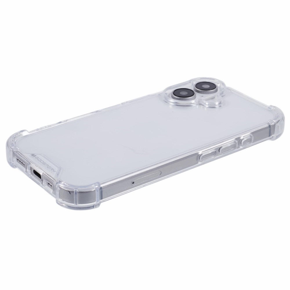 iPhone 16 Plus Mercury Goospery Hybrid Case with Reinforced Corners - Transparent