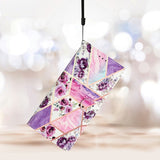 EIDERWOOD Samsung Galaxy S25+ (Plus) Flip Case with Card Holder & Strap - Purple Marble