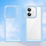 EIDERWOOD Oppo A60 / A40m / A40 Hybrid Plastic Case - Transparent / Blue