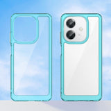 EIDERWOOD Oppo A60 / A40m / A40 Hybrid Plastic Case - Transparent / Turquoise