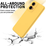 EIDERWOOD Motorola Moto G35 5G Silikone Case w. Strap - Yellow