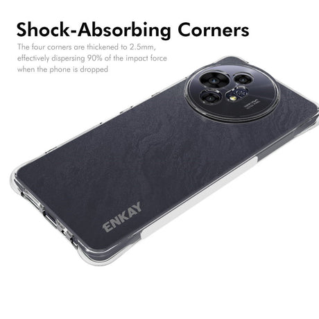 TCL 50 Pro Nxtpaper (5G) Enkay Anti-Slip Plastic Case - Transparent
