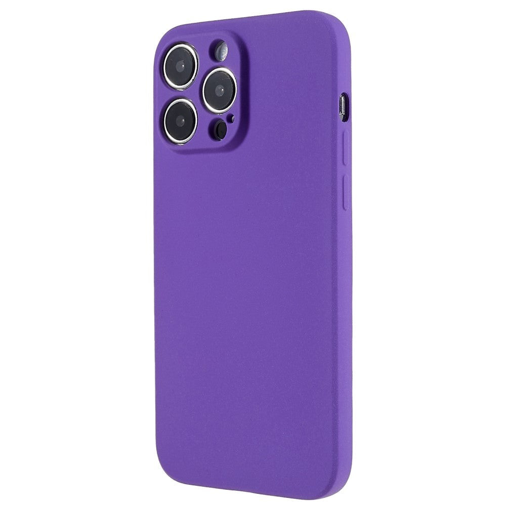 iPhone 14 Pro Flexible TPU Plastic Back Case - Purple