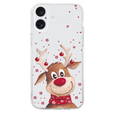 EIDERWOOD iPhone 16 Christmas Case Flexible Plastic - Rudolf the Reindeer