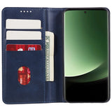 EIDERWOOD Xiaomi Redmi Note 14 Pro 5G Leatherette Case with Card Holder & Magnetic Closure - Blå