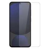 Samsung Galaxy S25 2-in-1 Flexible Plastic Case and Tempered Glass Protector - Transparent