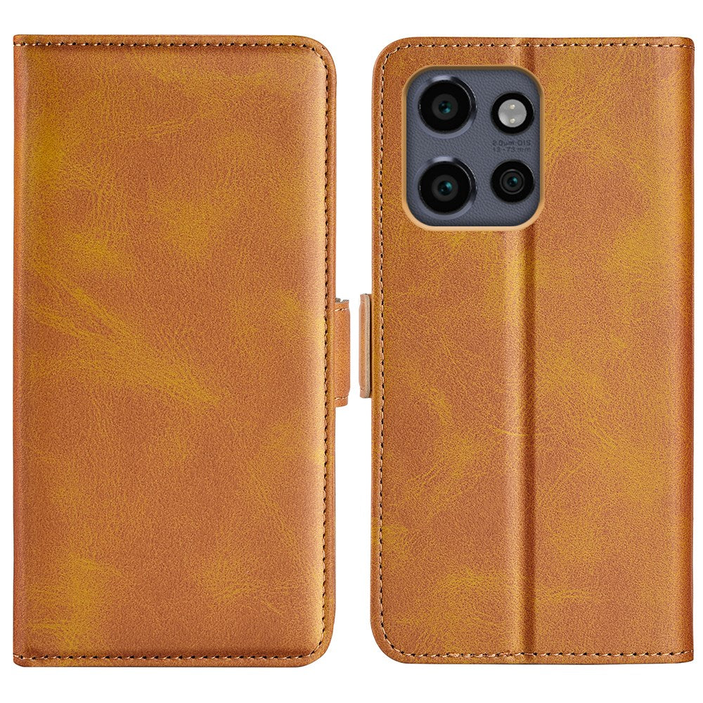 EIDERWOOD Motorola Edge 50 Neo Wallet Flip Case in Leather with Wallet - Yellow