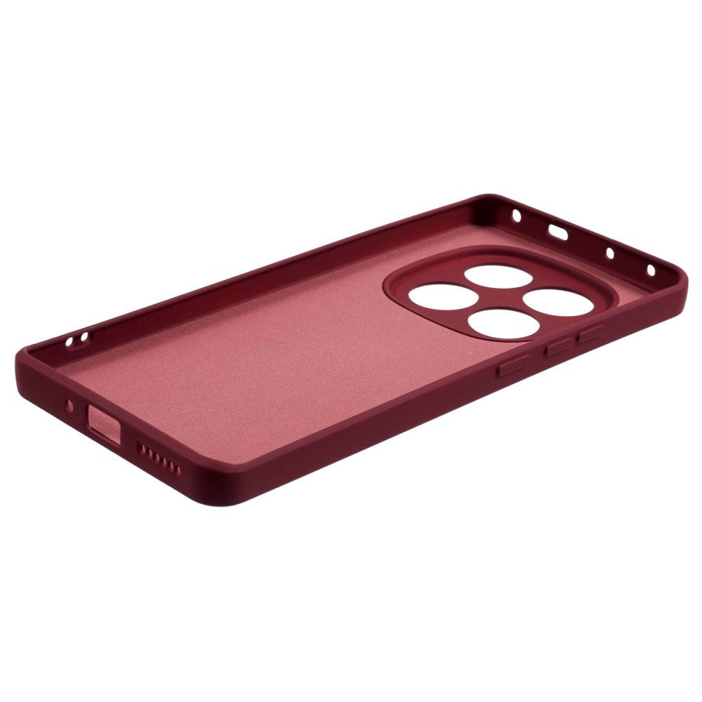 Xiaomi Redmi Note 14 Pro Back Cover Flexible Plastic - Red