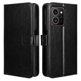 EIDERWOOD HMD Skyline Flip Cover in Faux Leather with Card Holder & Stand Function - Black