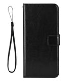 EIDERWOOD HMD Skyline Flip Cover in Faux Leather with Card Holder & Stand Function - Black