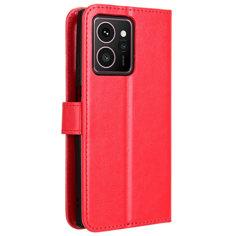 EIDERWOOD HMD Skyline Flip Cover in Faux Leather with Card Holder & Stand Function - Red