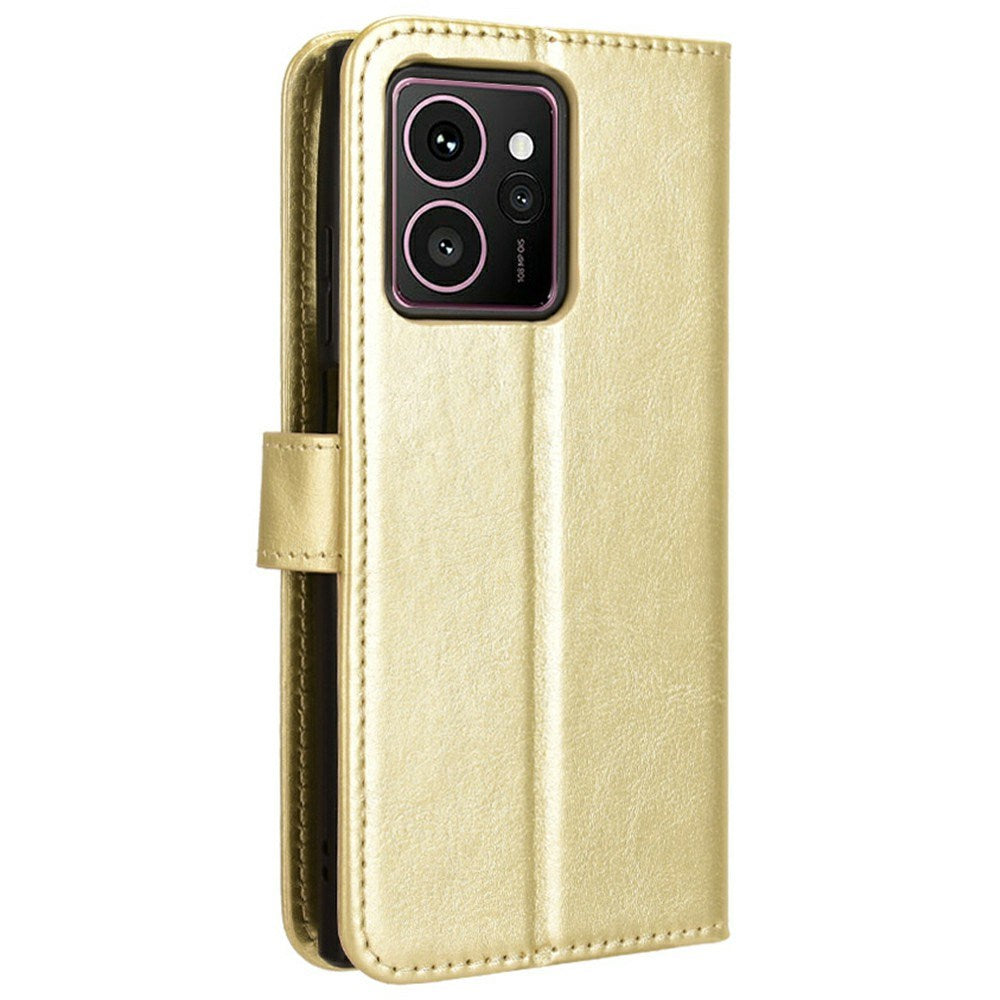 EIDERWOOD HMD Skyline Flip Cover in Faux Leather with Card Holder & Stand Function - Gold