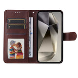 EIDERWOOD Vegan Leather Flip Case Samsung Galaxy S25 Ultra - Brown