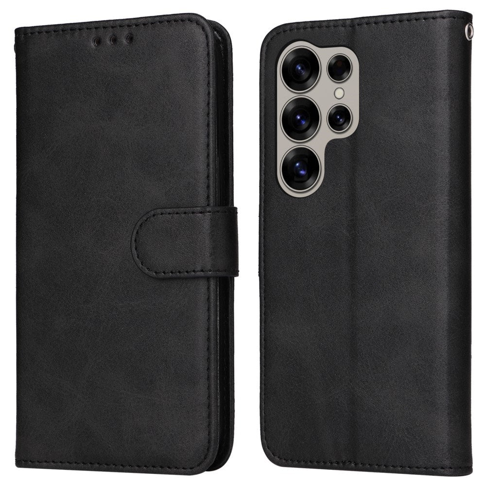 EIDERWOOD Vegan Leather Flip Case Samsung Galaxy S25 Ultra - Black