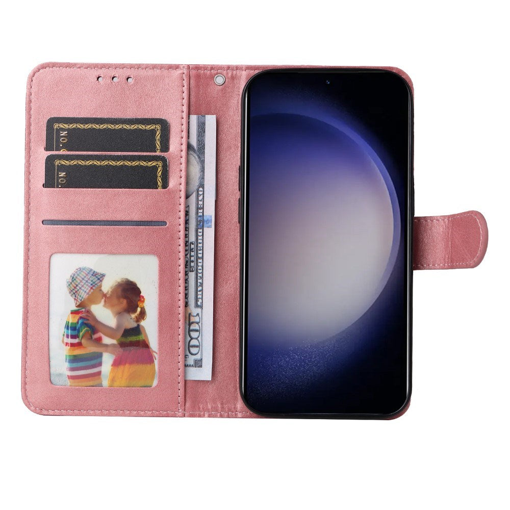 EIDERWOOD Vegan Leather Flip Case Samsung Galaxy S25 - Pink