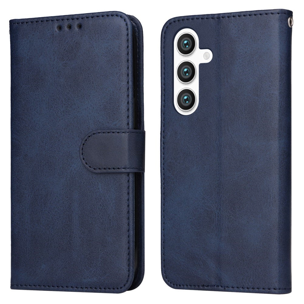 EIDERWOOD Vegan Leather Flip Case Samsung Galaxy S25 - Blue