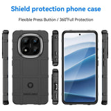 EIDERWOOD Xiaomi Redmi Note 14 Pro+ Rugged Shield Series Tough Case - Black
