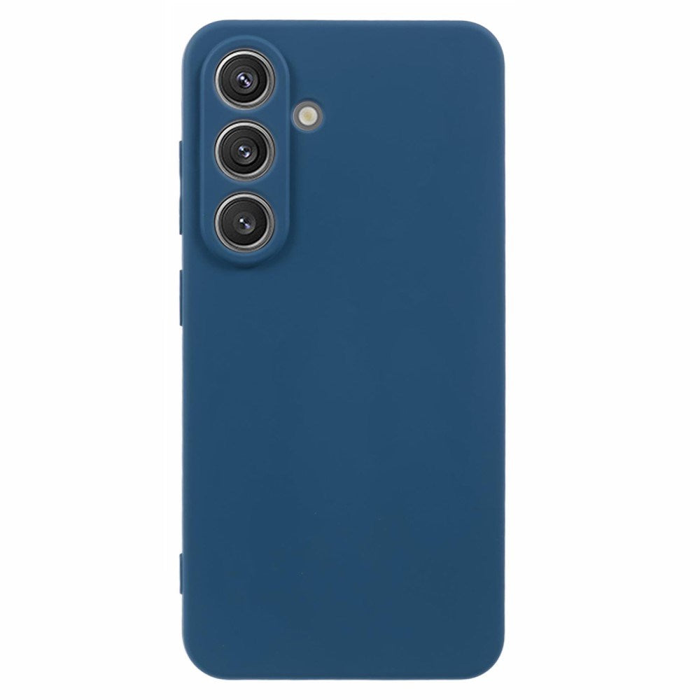 EIDERWOOD - Samsung Galaxy S25 Soft Plastic Case - Anti-Scratch Protection with Fiber Lining - Dark Blue