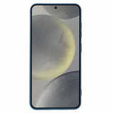 EIDERWOOD - Samsung Galaxy S25 Soft Plastic Case - Anti-Scratch Protection with Fiber Lining - Dark Blue