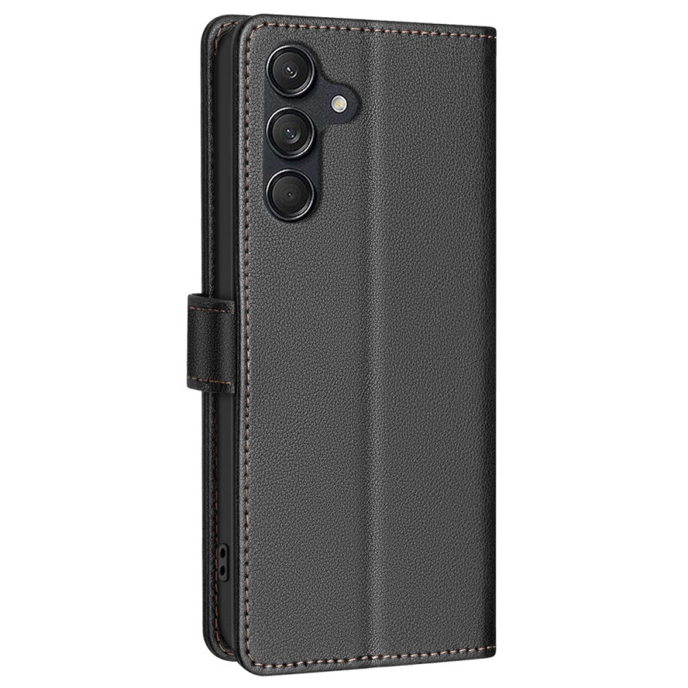 Samsung Galaxy A36 (5G) BINFEN Faux Leather Flip Case with RFID Blocking - Black