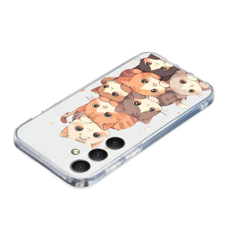 EIDERWOOD Samsung Galaxy S25 FE Flexible Plastic Case with Motif - Cats