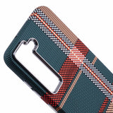 EIDERWOOD Patterned Carbon Case - Samsung Galaxy S23 - MagSafe Compatible - Light Checkered Pattern