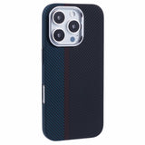 EIDERWOOD Patterned Carbon Case - iPhone 16 Pro - MagSafe Compatible - Dark Colored Pattern