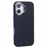 EIDERWOOD Patterned Carbon Case - iPhone 16 - MagSafe Compatible - Dark Colored Pattern