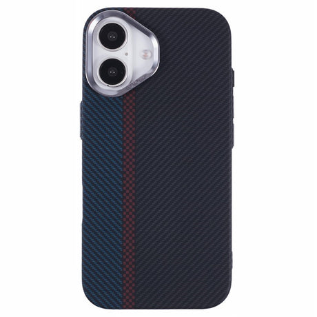 EIDERWOOD Patterned Carbon Case - iPhone 16 - MagSafe Compatible - Dark Colored Pattern