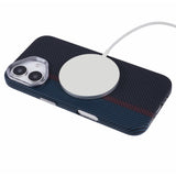 EIDERWOOD Patterned Carbon Case - iPhone 16 - MagSafe Compatible - Dark Colored Pattern