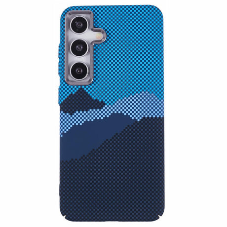 EIDERWOOD Patterned Carbon Case - Samsung Galaxy S24 - MagSafe Compatible - Blue Peak