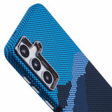 EIDERWOOD Patterned Carbon Case - Samsung Galaxy S24 - MagSafe Compatible - Blue Peak