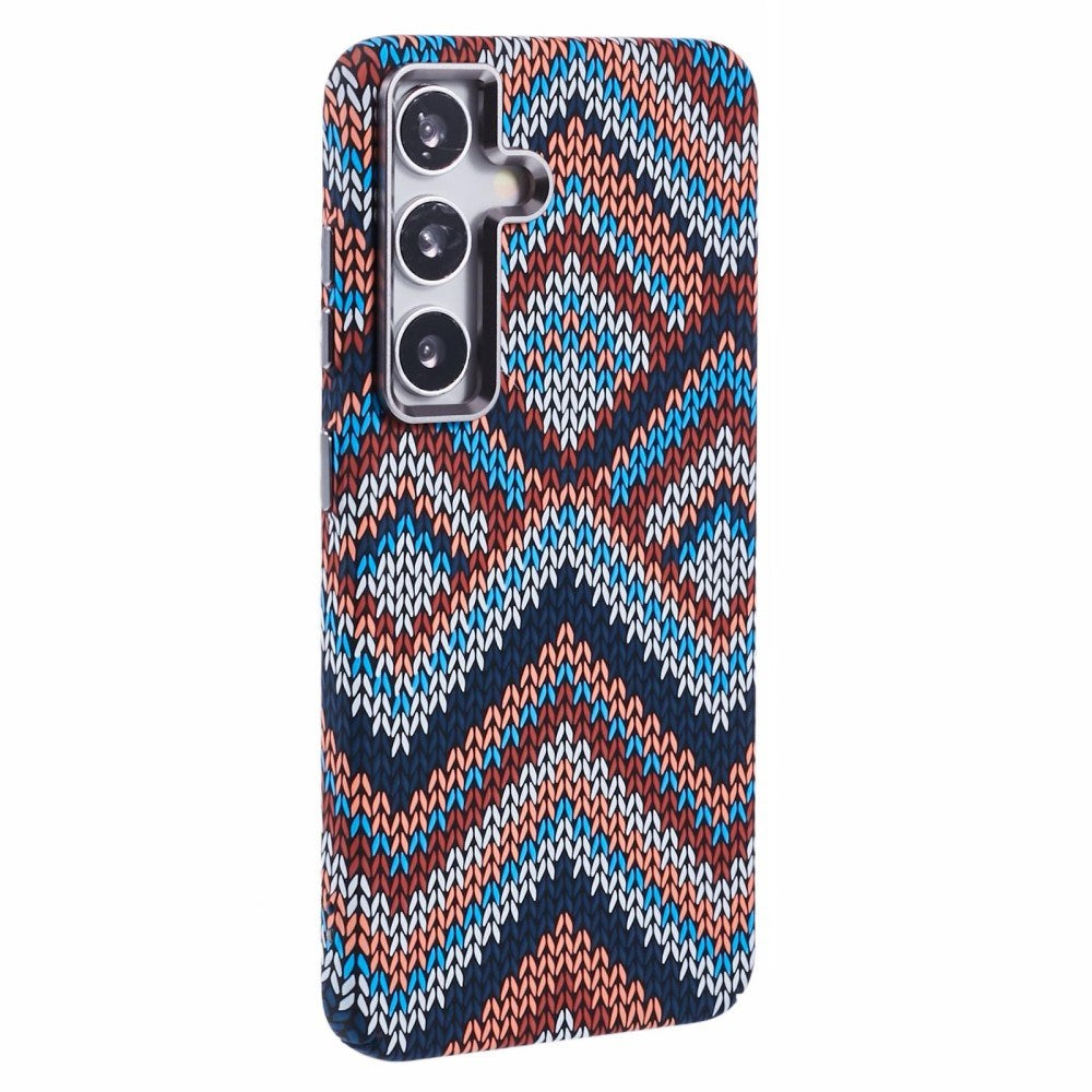 EIDERWOOD Patterned Carbon Case - Samsung Galaxy S24 - MagSafe Compatible - Retro Pattern