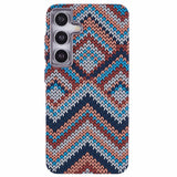 EIDERWOOD Patterned Carbon Case - Samsung Galaxy S24 - MagSafe Compatible - Retro Pattern