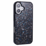 EIDERWOOD iPhone 16 Non-Slip Carbon Fibers Case - MagSafe Compatible - Blue