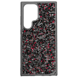 EIDERWOOD Samsung Galaxy S24 Ultra Non-Slip Carbon Fibers Case - MagSafe Compatible - Red