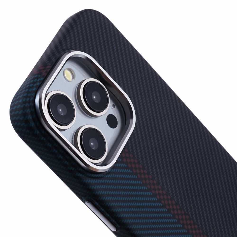 EIDERWOOD Patterned Carbon Case - iPhone 14 Pro - MagSafe Compatible - Dark Colored Pattern