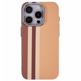 EIDERWOOD Patterned Carbon Case - iPhone 14 Pro - MagSafe Compatible - Light Stripes