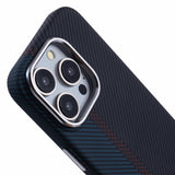 EIDERWOOD Patterned Carbon Case - iPhone 13 Pro - MagSafe Compatible - Dark Colored Pattern