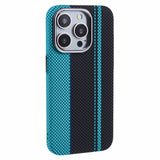 EIDERWOOD Patterned Carbon Case - iPhone 12/12 Pro - MagSafe Compatible - Blue/Black