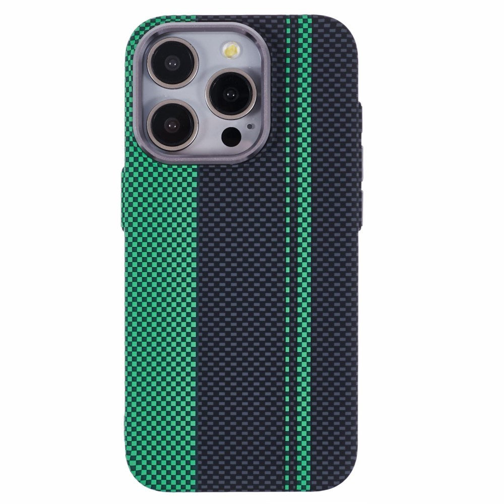 EIDERWOOD Patterned Carbon Case - iPhone 12/12 Pro - MagSafe Compatible - Green/Black