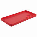 EIDERWOOD Samsung Galaxy S25 Ultra Lined Flexible Plastic Case - Red