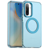 EIDERWOOD Samsung Galaxy A36 (5G) Hybrid Plastic Case - MagSafe Compatible - Transparent / Blue