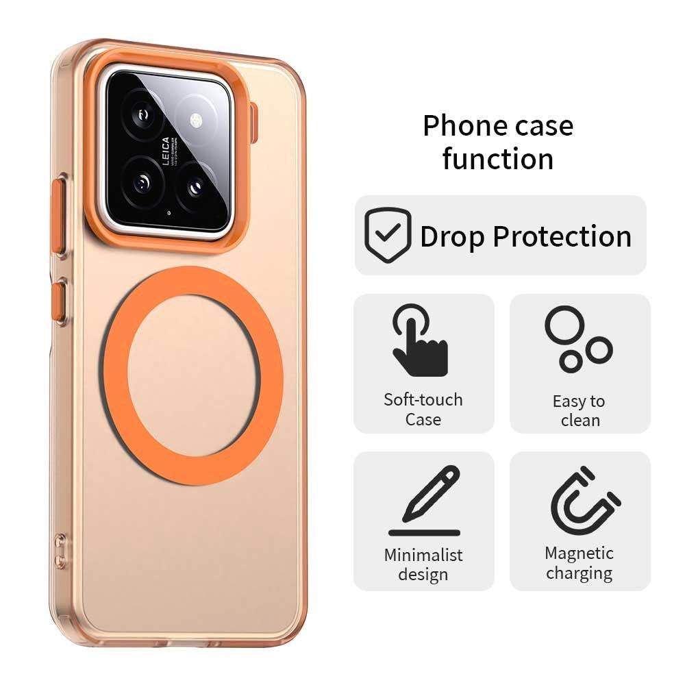 EIDERWOOD Xiaomi 15 Pro Magsafe Protective Case - Orange