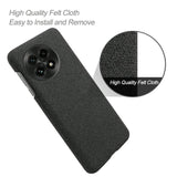 EIDERWOOD Fabric Covered Plastic Case - OnePlus 13 - Black