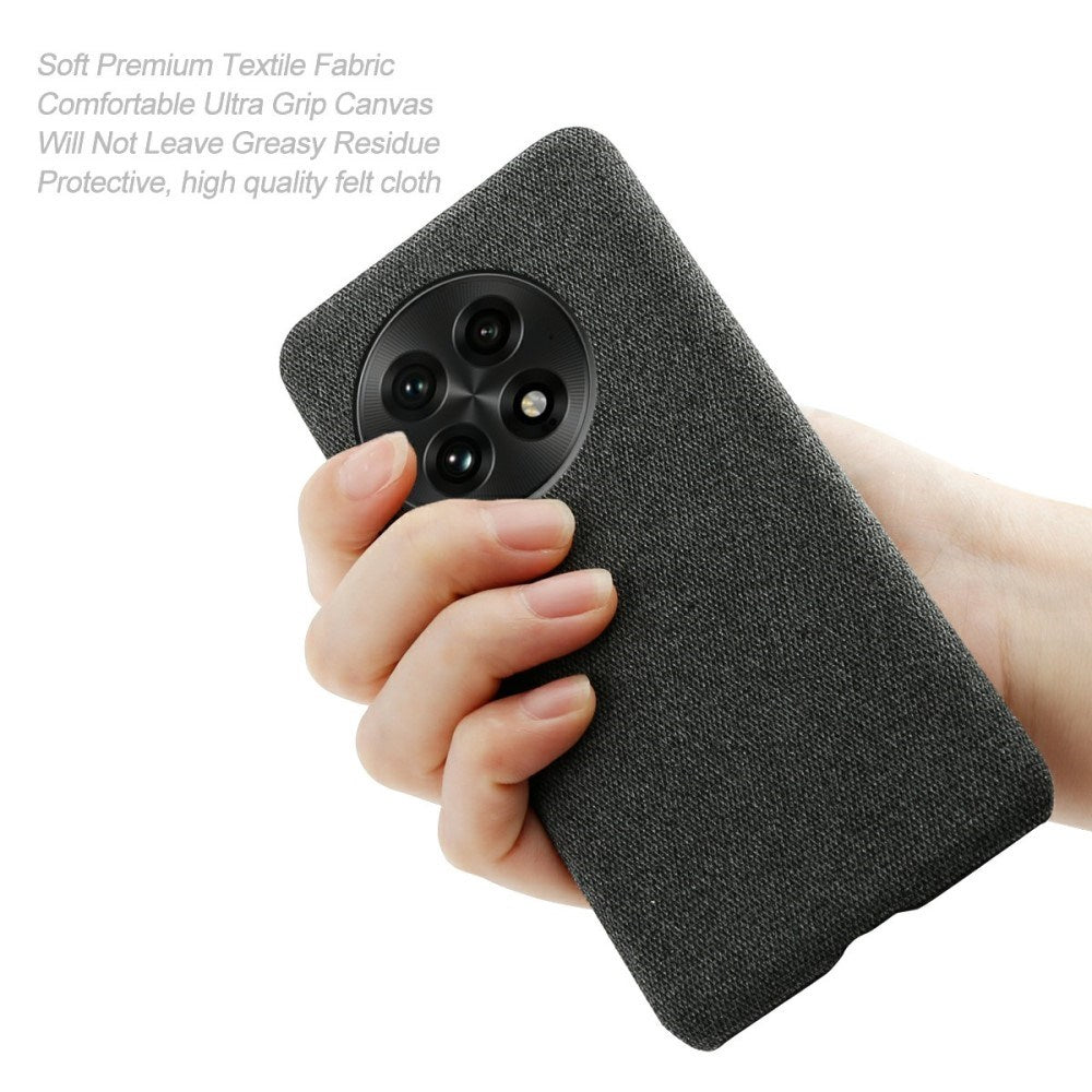 EIDERWOOD Fabric Covered Plastic Case - OnePlus 13 - Black