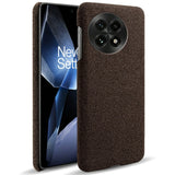 EIDERWOOD Fabric Covered Plastic Case - OnePlus 13 - Brown