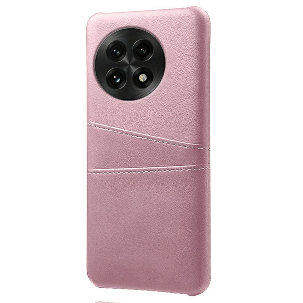 EIDERWOOD OnePlus 13 Faux Leather Case with Built-in Cardholder - Pink